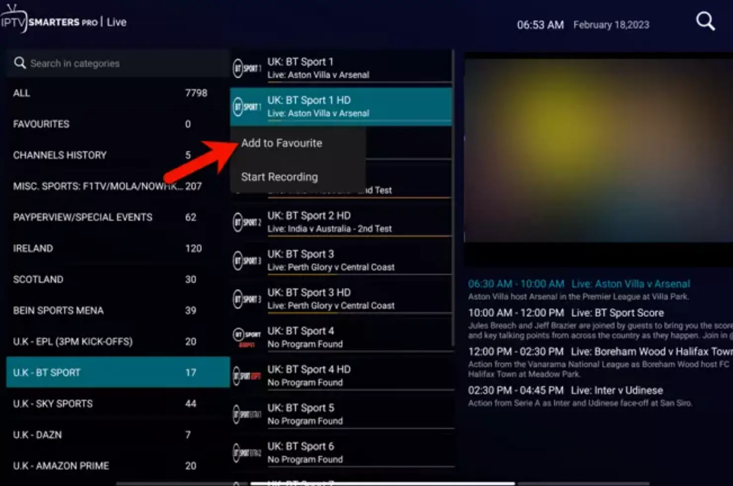 IPTV Smarters Pro